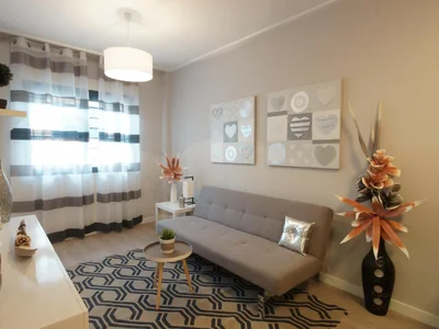 The beach is only 7 minutes’ walk away. In Spain the €55,000 flat is for sale