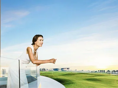 Wohnanlage Premium residence The Legends with a golf club close to the autodrome and shopping malls, Damac Hills, Dubai, UAE