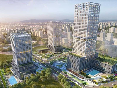 Wohnanlage Modern Finance Center Towers