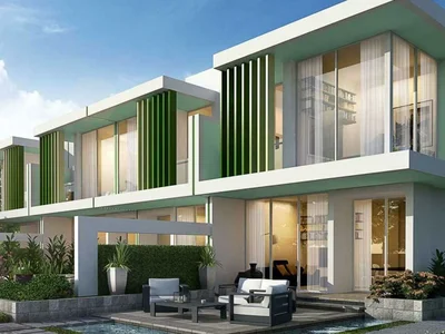 Complexe résidentiel Elite villas and townhouses surrounded by greenery and parks in the quiet and peaceful area of Damac Hills 2, Dubai, UAE