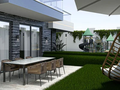 Dzielnica mieszkaniowa Modern residential complex in the  center of Alanya