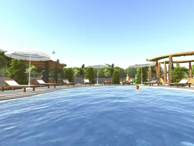 Wohnanlage Residential complex with swimming pool, fitness centre and cinema, Mersin, Turkey