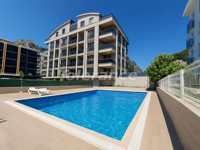 Residential complex Ready to move in spacious apartment  1+1 in Hurma, Konyaaltı, Antalya in a complex with a swimming pool