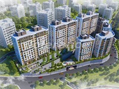 Zespół mieszkaniowy Modern apartments 1+1, 2+1 and 3+1 in Eyüp Sultan, İstanbul in the complex
