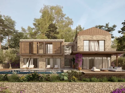 Residential complex New residence with a private beach and a spa close to the center of Bodrum, Turkey