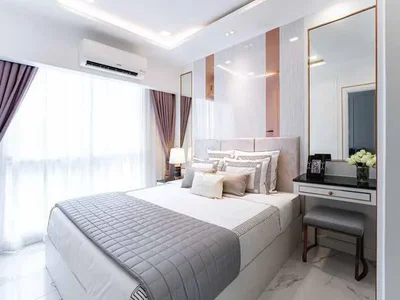 Wohnanlage Residential complex with a swimming pool and restaurants, 1 minute away from Jomtien Beach, Pattaya, Thailand