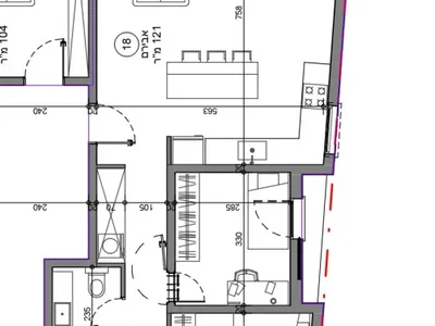 Dzielnica mieszkaniowa Magnifique 5 pieces dans un immeuble neuf au calme pres de kikar hamedina
