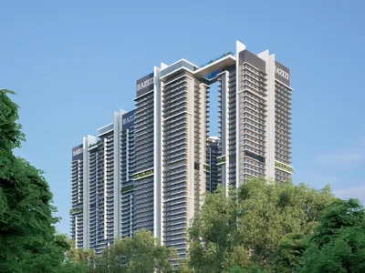 Жилой комплекс Новый высотный комплекс Milan Heights с инфинити-бассейнами и теннисными кортами, City of Arabia, Дубай, ОАЭ