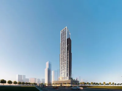 Complejo residencial New high-rise Auresta Residence with swimming pools, lounge areas and sports grounds, JVC, Dubai, UAE