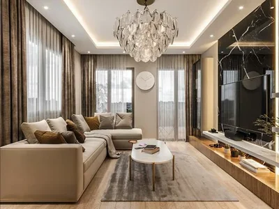 Wohnanlage New residence with a swimming pool and an underground parking at 550 meters from the sea, Mersin, Turkey
