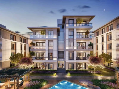 Wohnanlage New residence with a garden, a swimming pool and a fitness center close to the city center and the airport, Istanbul, Turkey