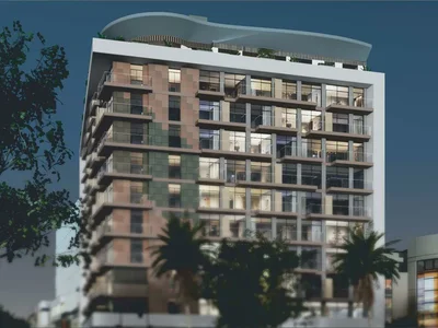 Complexe résidentiel New residence Stonehenge 2 with a swimming pool and underground parking close to Dubai Marina, JVC, Dubai, UAE