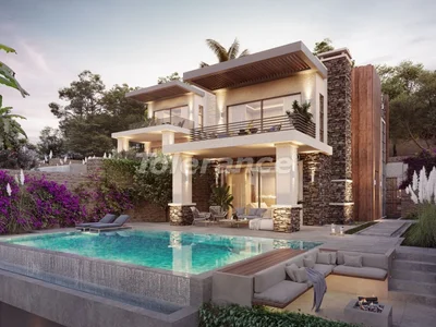 Cottage village Luxury villas in Yalıkavak, Bodrum with private pool and panoramic sea views