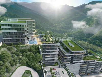 Wohnanlage Moderne Apartments in Izmir mit luxuriösem Blick auf Meer und Wald