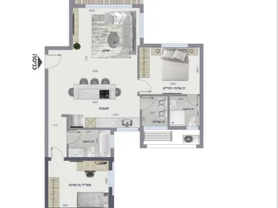 Barrio residencial A ne pas manquer avec terrasse dans un immeuble neuf haut standing neuf