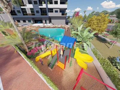 Residential complex Apartments 2+1, 3+1 from the developer in Tece, Mersin with sea view