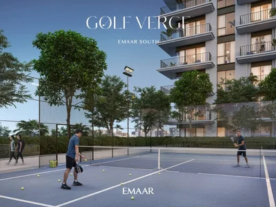 Zespół mieszkaniowy Golf Verge by Emaar zizn u golf pola v Emaar SouthSovremennye 1 3 komnatnye kvartiry ot Emaar