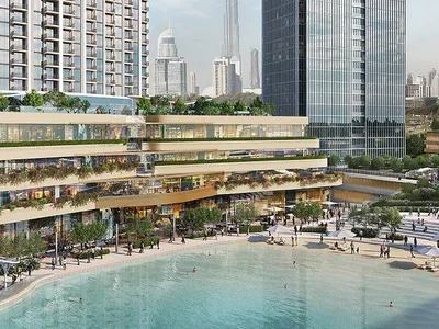 Wohnanlage New high-rise residence 360 Riverside Crescent with swimming pools and restaurants close to the city center, Nad Al Sheba 1, Dubai, UAE
