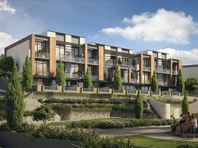 Wohnanlage New complex of elite townhouses with swimming pools, gardens and a meeting room, Istanbul, Turkey