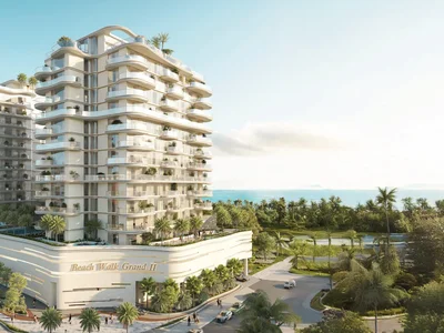 Wohnanlage New project BEACH WALK GRAND 2 with swimming pools, and a kids' playground, Dubai Islands, Dubai, UAE