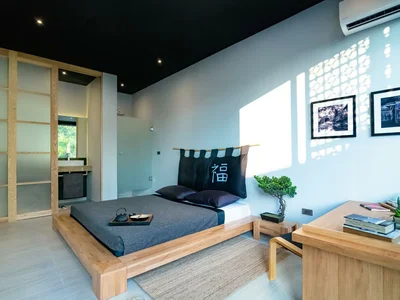Complejo residencial Modern apartments and villas with swimming pools and Japanese Zen garden, Bang Tao, Phuket, Thailand
