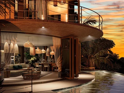 Complejo residencial Complex of villas with swimming pools and sea views, Samui, Thailand