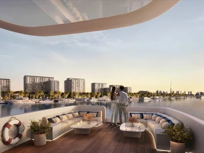 Жилой комплекс Квартиры в новом жилом комплексе Pier Point 1&2 с бассейном и зелёными зонами на первой линии у моря в районе Port Rashid, Дубай