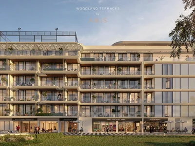 Complejo residencial New stylish residential complex Woodland Terraces in Meydan area, Dubai, UAE