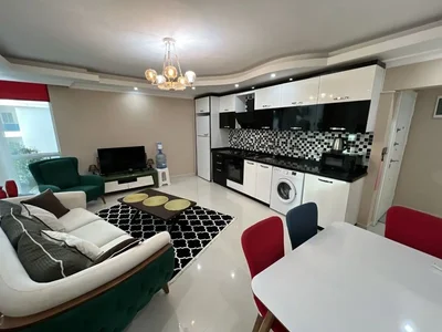 Zespół mieszkaniowy Furnished 1+1 apartment in Konak Blue Bay complex near Cleopatra beach.