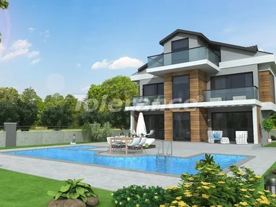 Cottage village Modern 4+1 villas in Ovacık, Fethiye with private pool and citizenship opportunity