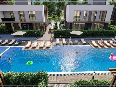  Pueblo de cabañas Modern villas in Altıntaş, Aksu, Antalya — eligible for Turkish citizenship, directly from the developer with installment payments