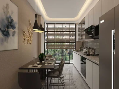 Zespół mieszkaniowy Residential complex with parking, fitness centre and swimming pool, Deşemealtı, Antalya, Turkey