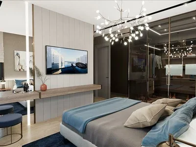 Wohnanlage New residence with a swimming pool and a spa area close to a metro station and a highway, Istanbul, Turkey