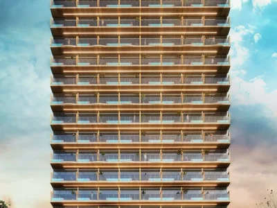 Complexe résidentiel New Sky Living Residence with a swimming pool and a gym, JVC, Dubai, UAE