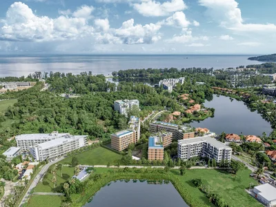 Complejo residencial New low-rise residence with roof-top swimming pools and lounge areas in the prestigious area of Bang Tao, Phuket, Thailand