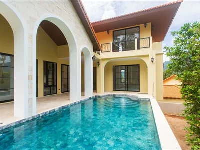 Zespół mieszkaniowy Complex of villas with swimming pools in a quiet and picturesque area, Samui, Thailand