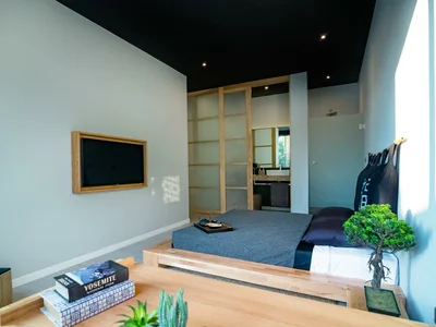 Complejo residencial Modern apartments and villas with swimming pools and Japanese Zen garden, Bang Tao, Phuket, Thailand