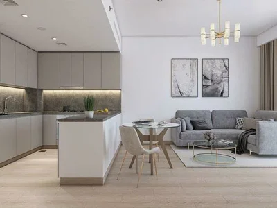 Wohnanlage Modern residence Amber with swimming pools and restaurants near a highway and a metro station, Jebel Ali Village, Dubai, UAE