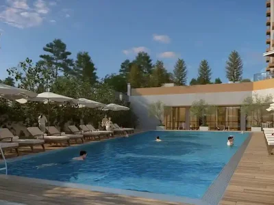 Zespół mieszkaniowy New residence with swimming pools and panoramic views close to the coast, Istanbul, Turkey