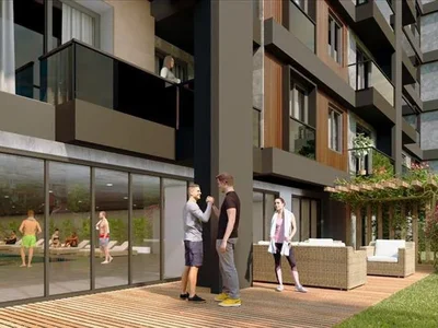 Zespół mieszkaniowy New residence with a swimming pool and an underground parking, Istanbul, Turkey