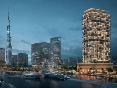 Жилой комплекс Новая резиденция Ritz Carlton Residences с бассейном и бизнес-центром рядом с Дубай Молл и Бурдж Халифа, Business Bay, Дубай, ОАЭ