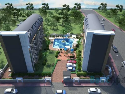 Quartier résidentiel New Apartments in Alanya Oba Close to Social Amenities
