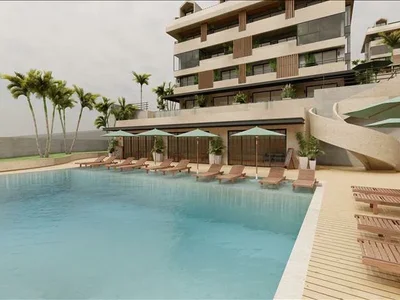 Wohnanlage New residence with swimming pools and an underground parking close to the city center, Fethiye, Turkey