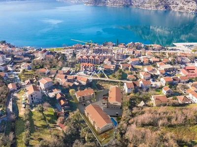 Wohnanlage Modern residential complex in Risan Bay of Kotor