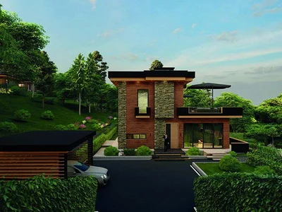 Zespół mieszkaniowy New complex of first-class villas with swimming pools in Durusu area, Istanbul, Türkiye
