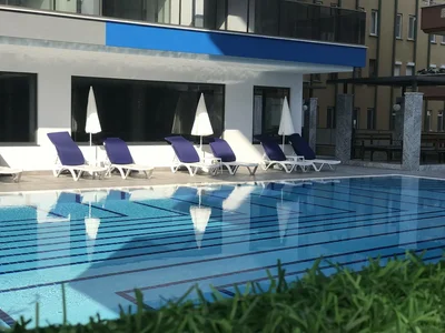 Edificio de apartamentos Bienes raíces frente al mar con impresionantes vistas en Mahmutlar