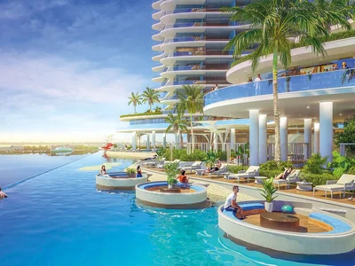 Wohngebäude Wohnungen mit Meerblick in Dubai mit Ratenzahlungsplan