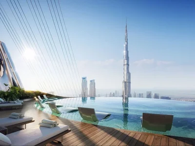 Complejo residencial Binghatti Skyblade – Iconic Luxury Living in Downtown Dubai.