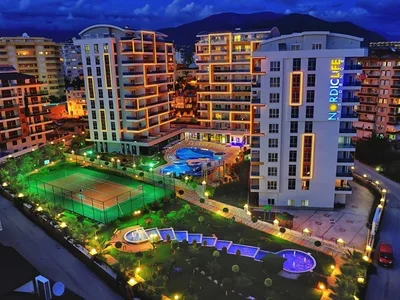Zespół mieszkaniowy Furnished 2+1 apartment in the Nordic Life complex for a residence permit.