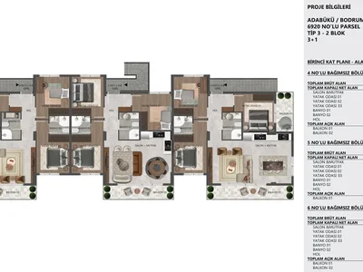 Zespół mieszkaniowy Luksusowe apartamenty i wille z trzema sypialniami w lesie sosnowym.